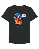 Be Cool Cartoon Tricou mânecă scurtă guler larg Bărbat Skater