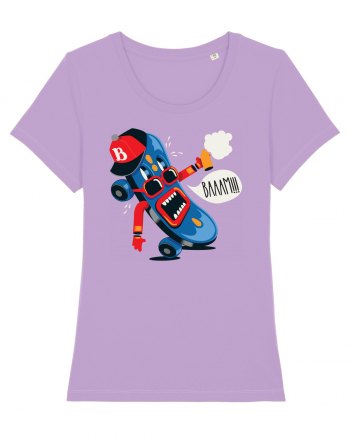 Bam Cartoon Skateboard Lavender Dawn