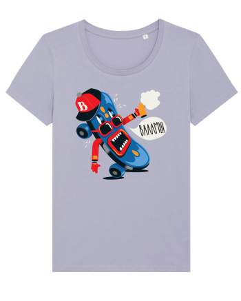 Bam Cartoon Skateboard Lavender