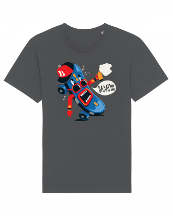 Bam Cartoon Skateboard Anthracite