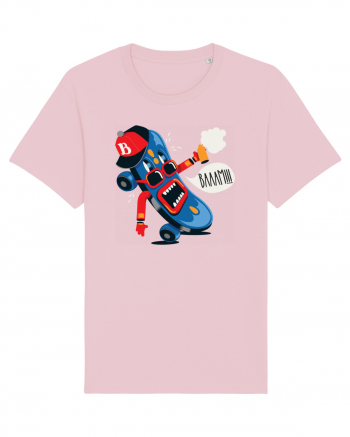 Bam Cartoon Skateboard Cotton Pink