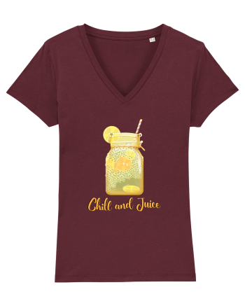 Chill and Juice Burgundy