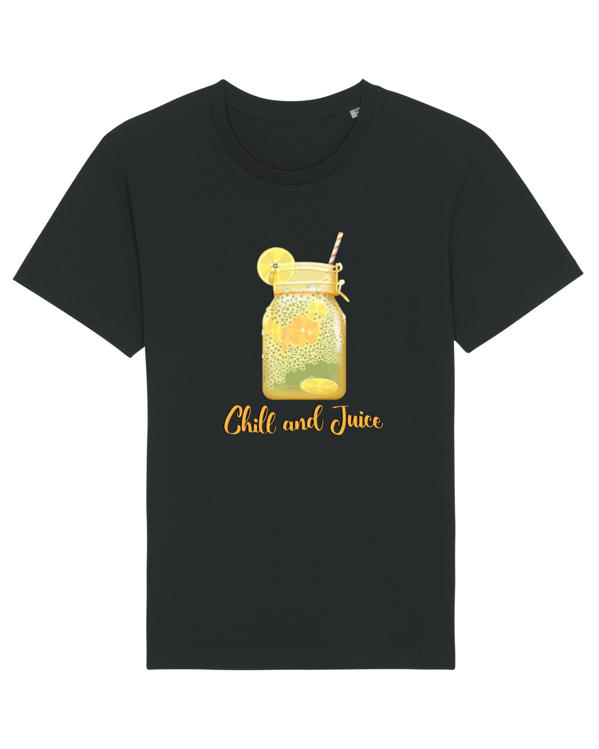 Tricou mânecă scurtă Unisex Rocker Black