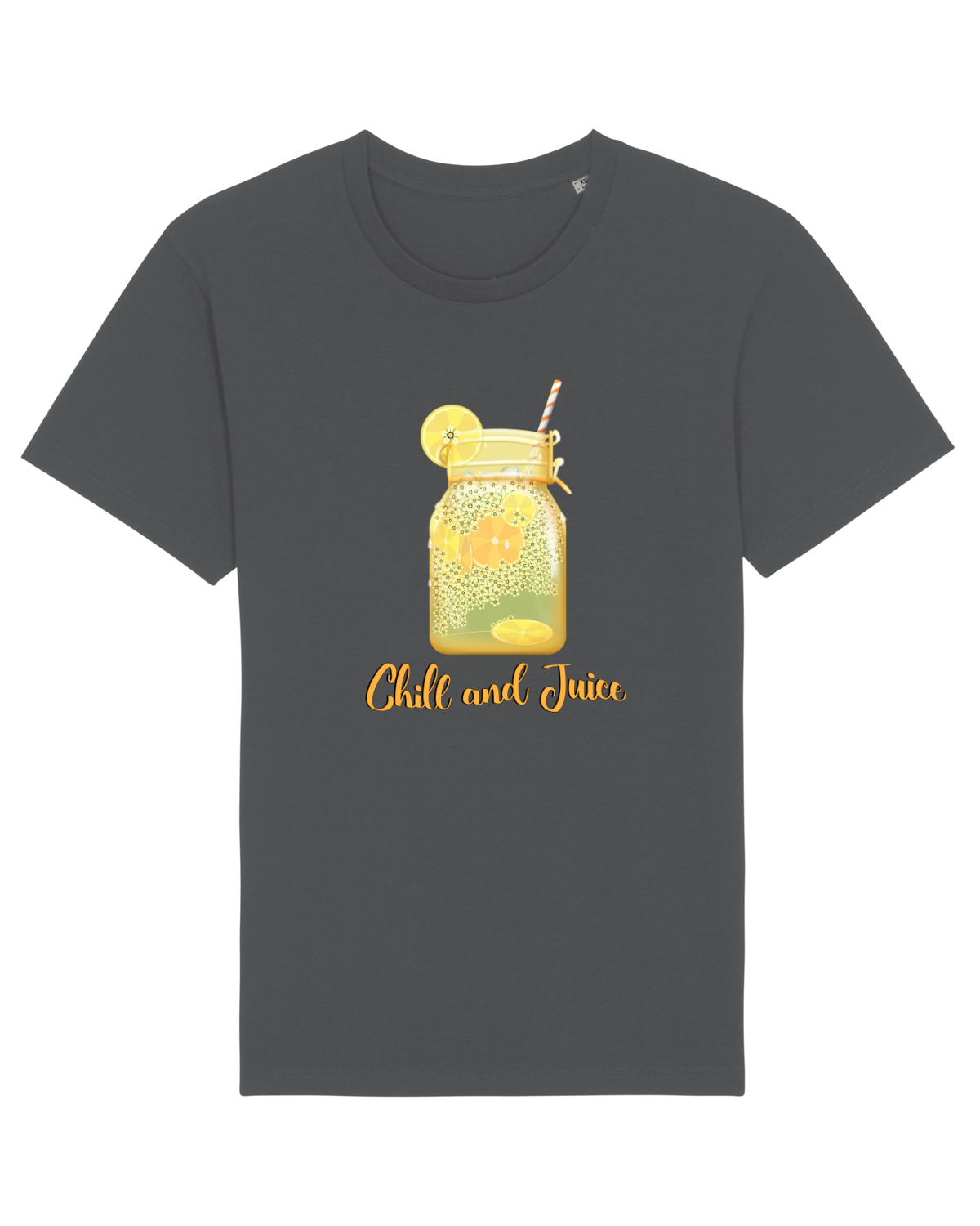 Tricou mânecă scurtă Unisex Rocker Anthracite