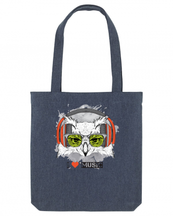 Owl Hipster Headphones Midnight Blue