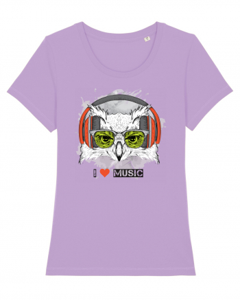 Owl Hipster Headphones Lavender Dawn