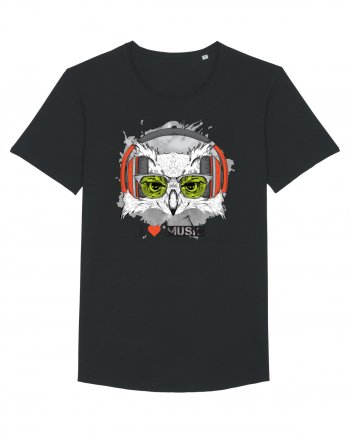 Owl Hipster Headphones Black