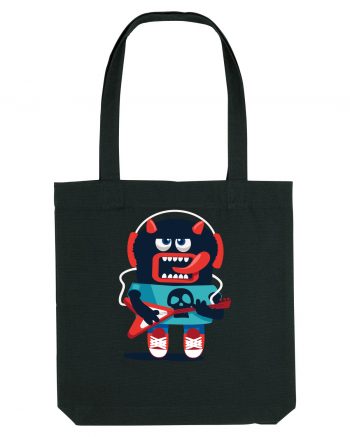 Rocker Cartoon Monster Black