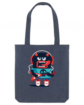 Rocker Cartoon Monster Midnight Blue