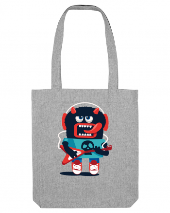 Rocker Cartoon Monster Heather Grey