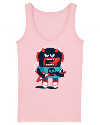 Rocker Cartoon Monster Cotton Pink