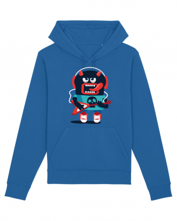 Rocker Cartoon Monster Royal Blue