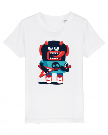 Rocker Cartoon Monster White