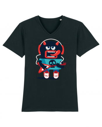 Rocker Cartoon Monster Black