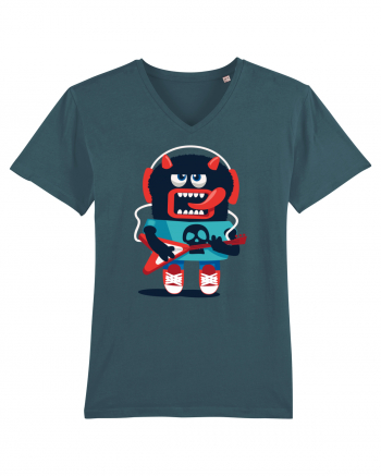Rocker Cartoon Monster Stargazer