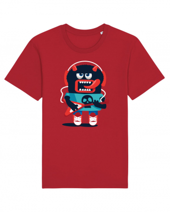 Rocker Cartoon Monster Red