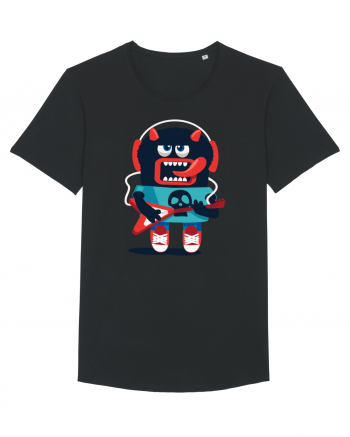 Rocker Cartoon Monster Black