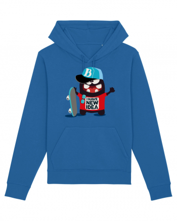 I have No Idea Cartoon Royal Blue