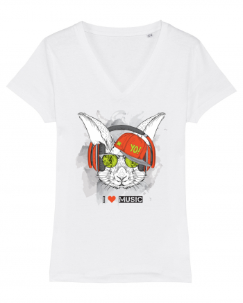 Rabbit Hipster Headphones White