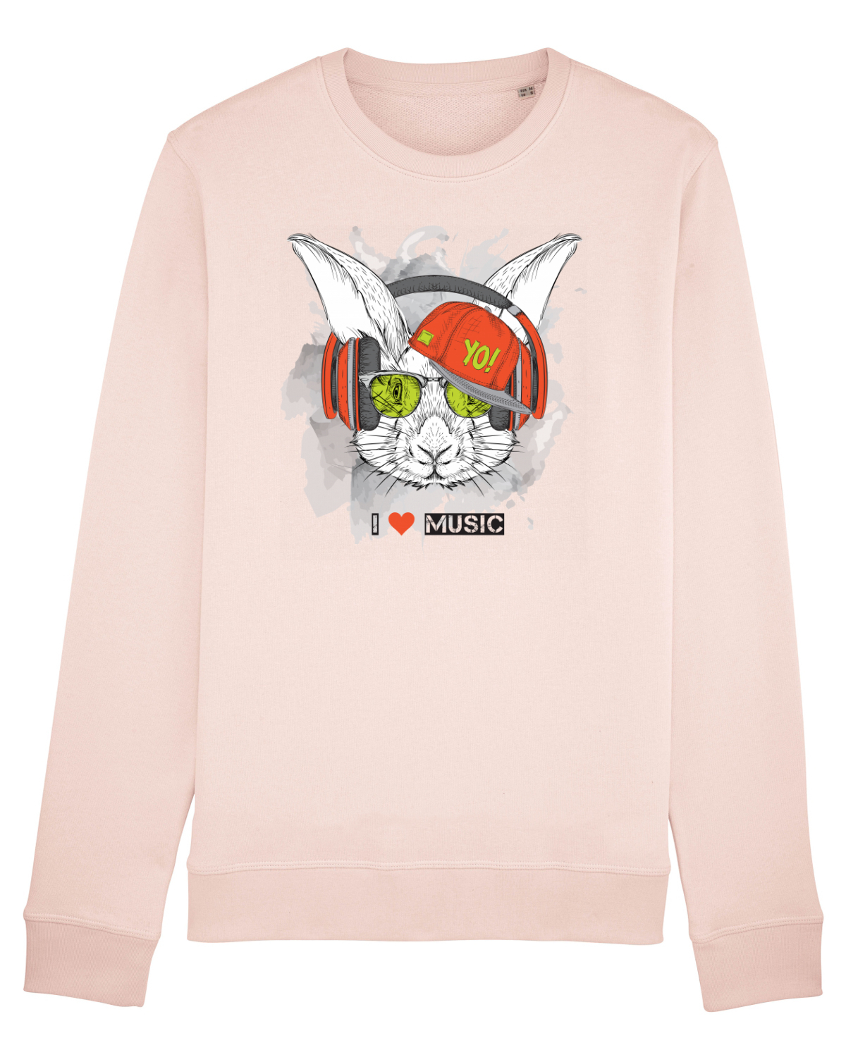 Bluză mânecă lungă Unisex Rise Candy Pink
