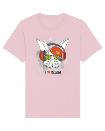 Rabbit Hipster Headphones Cotton Pink