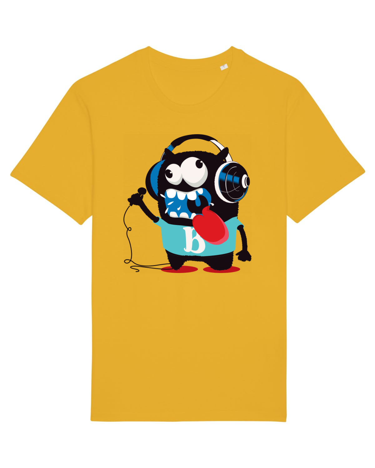 Tricou mânecă scurtă Unisex Rocker Spectra Yellow