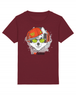 Husky Hipster Glasses Tricou mânecă scurtă  Copii Mini Creator