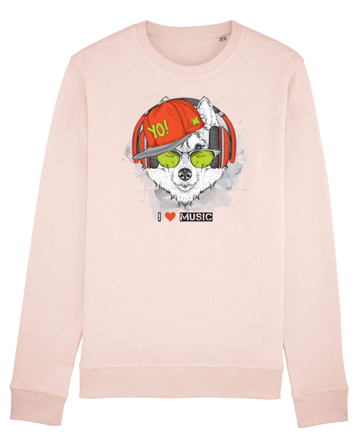 Bluză mânecă lungă Unisex Rise Candy Pink