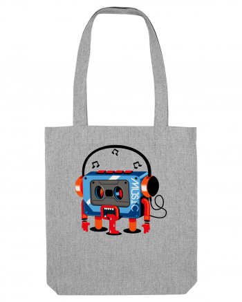 Casette Retro Monster Heather Grey