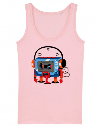 Casette Retro Monster Cotton Pink