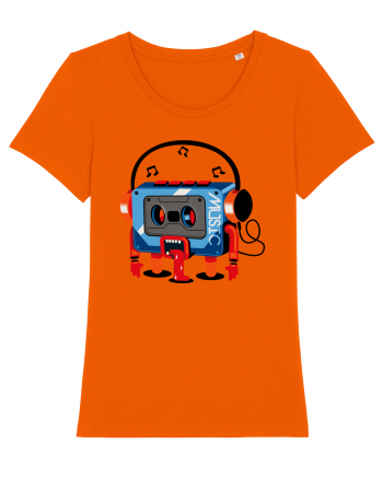 Casette Retro Monster Bright Orange