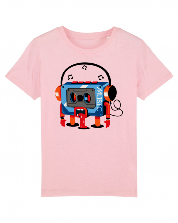 Casette Retro Monster Cotton Pink