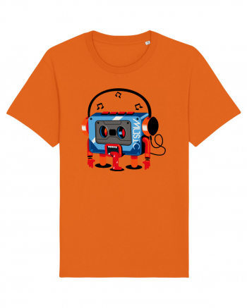 Casette Retro Monster Bright Orange