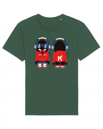 Hipster Monster Headphones Bottle Green