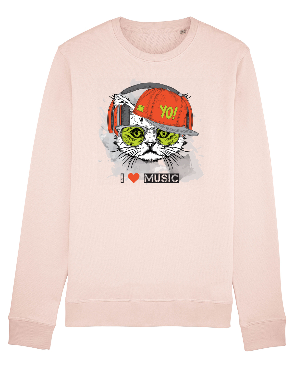 Bluză mânecă lungă Unisex Rise Candy Pink