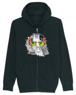 I love Music Giraffe Hanorac cu fermoar Unisex Connector