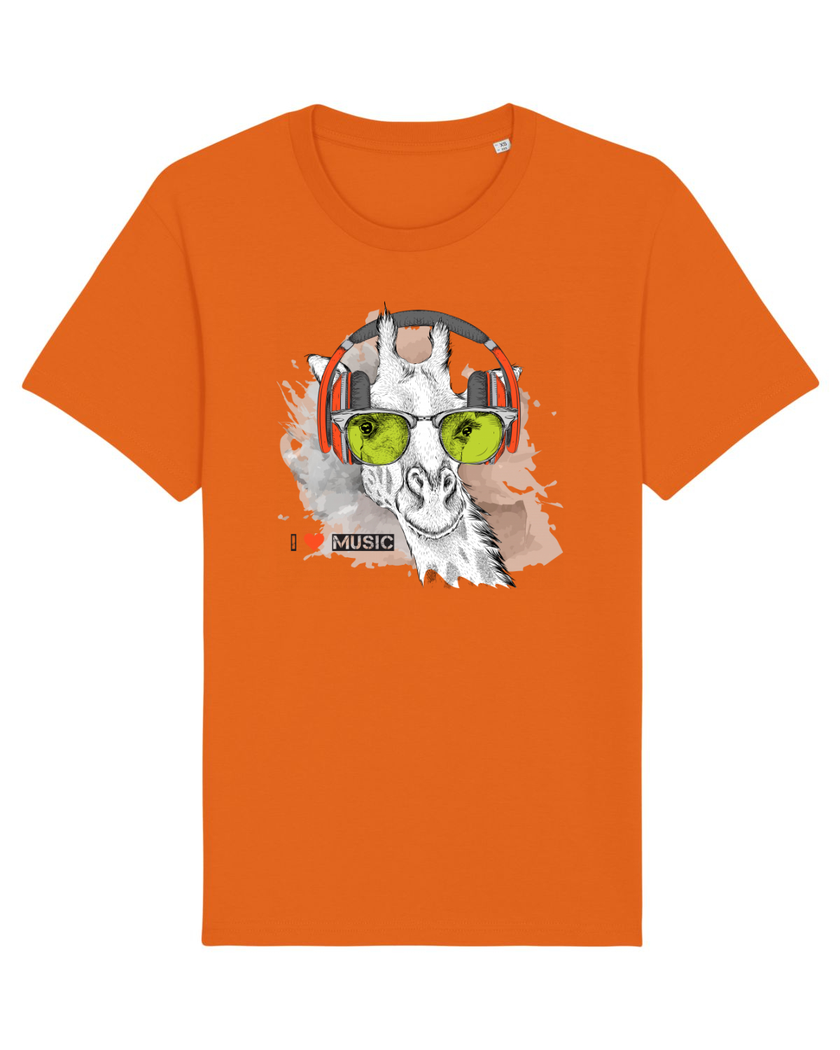 Tricou mânecă scurtă Unisex Rocker Bright Orange