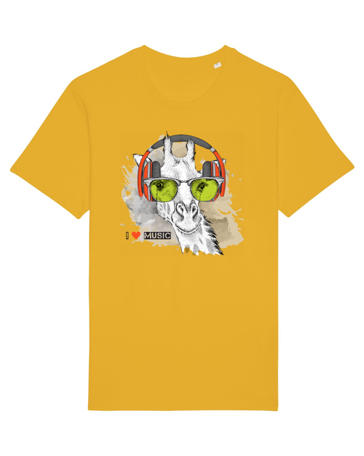 Tricou mânecă scurtă Unisex Rocker Spectra Yellow