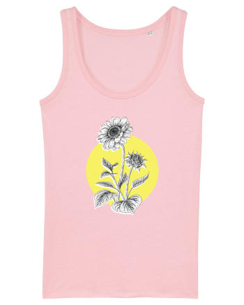 Floarea Soarelui Galben Cotton Pink