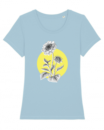 Floarea Soarelui Galben Sky Blue