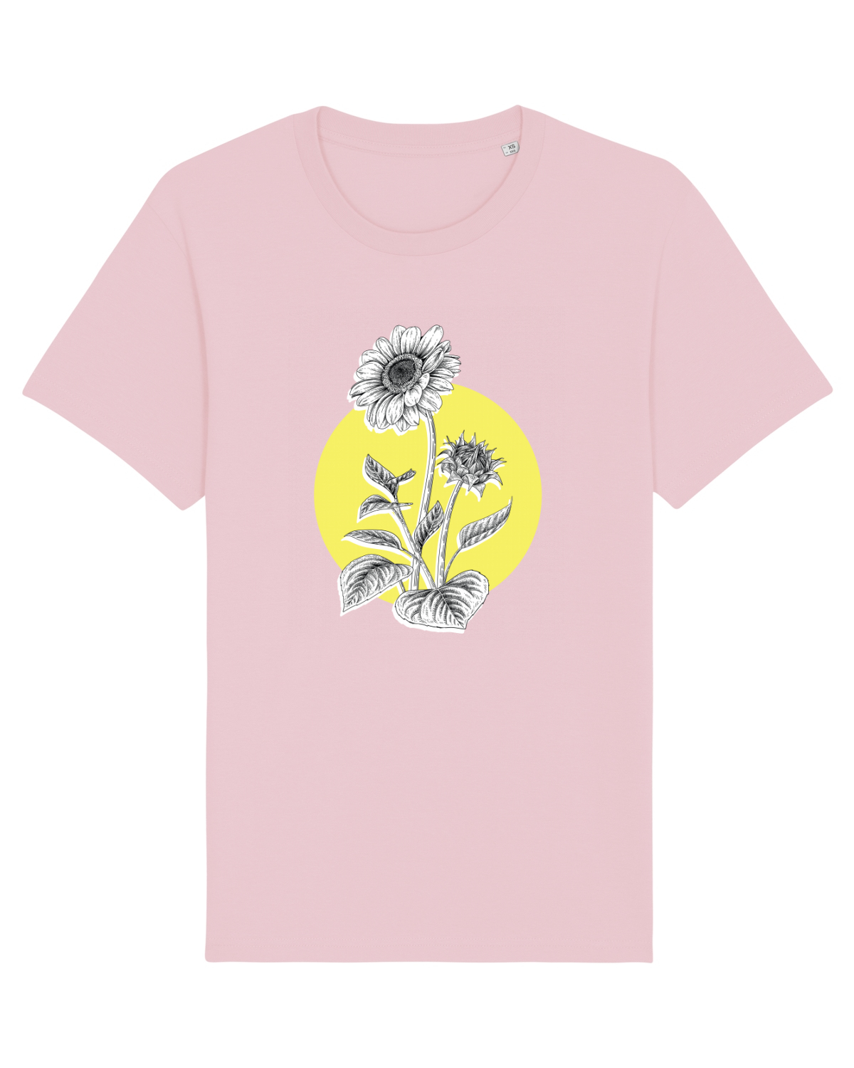 Tricou mânecă scurtă Unisex Rocker Cotton Pink