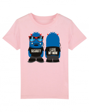 I love My Mom Monster Cotton Pink