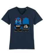 I love My Mom Monster Tricou mânecă scurtă guler V Bărbat Presenter