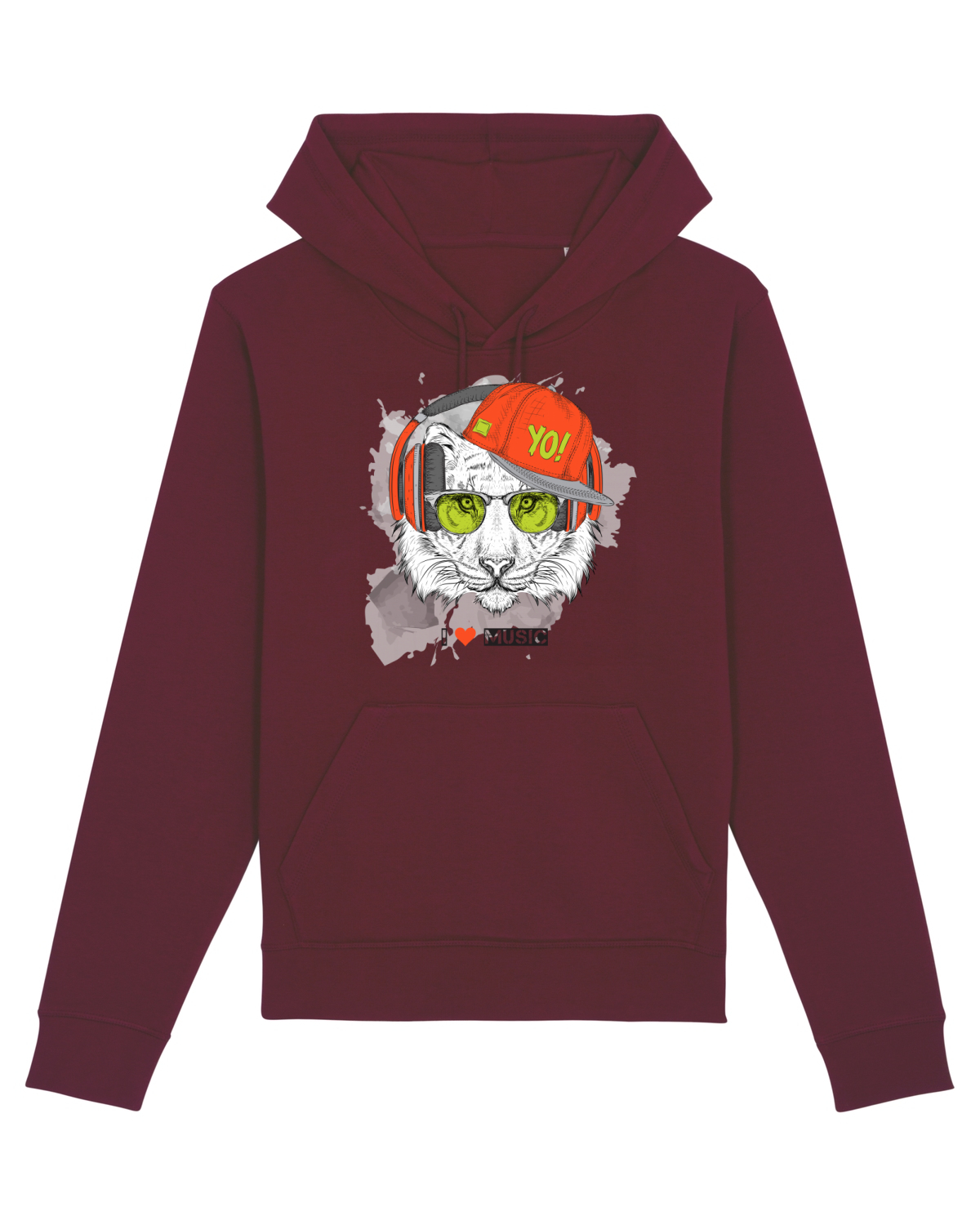 Hanorac Unisex Drummer Burgundy