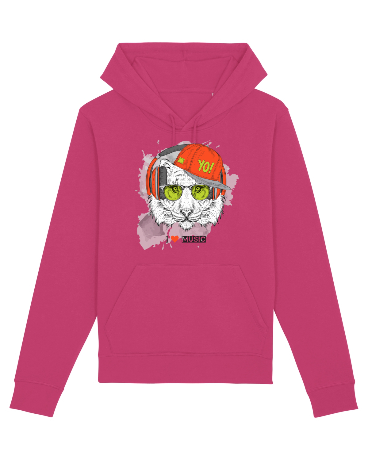 Hanorac Unisex Drummer Raspberry