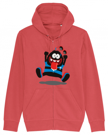 Crazy Monster Cartoon Carmine Red