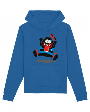 Crazy Monster Cartoon Royal Blue