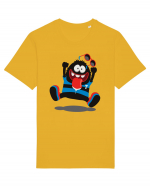 Crazy Monster Cartoon Tricou mânecă scurtă Unisex Rocker