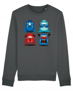 Funny Monsters Bluză mânecă lungă Unisex Rise