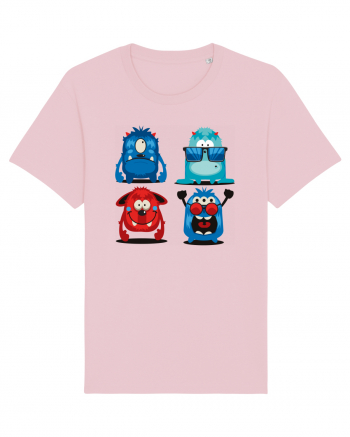 Funny Monsters Cotton Pink